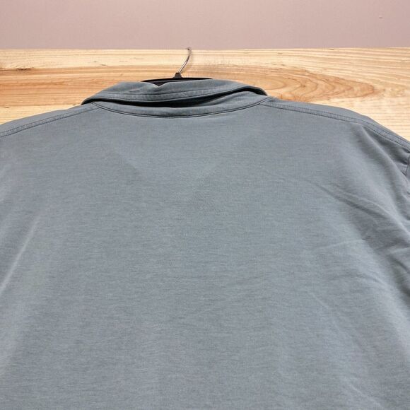 Public Rec Mens Polo Shirt XXL Gray Solid Pima Cotton Casual Soft - Picture 11 of 12
